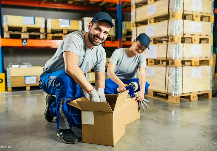 Fulfillment warehouse and packing